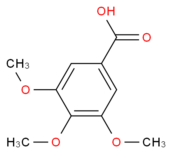 3,4,5-Trimethoxybenzoic acid_分子结构_CAS_118-41-2)