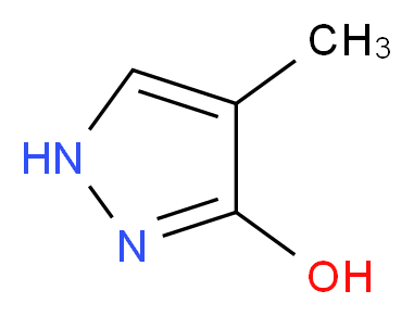 4-methyl-1H-pyrazol-3-ol_分子结构_CAS_13315-23-6)