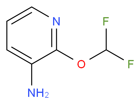 2-(DifluoroMethoxy)pyridin-3-aMine_分子结构_CAS_1214344-58-7)