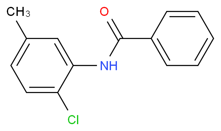 N-(2-chloro-5-methylphenyl)benzamide_分子结构_CAS_10286-87-0