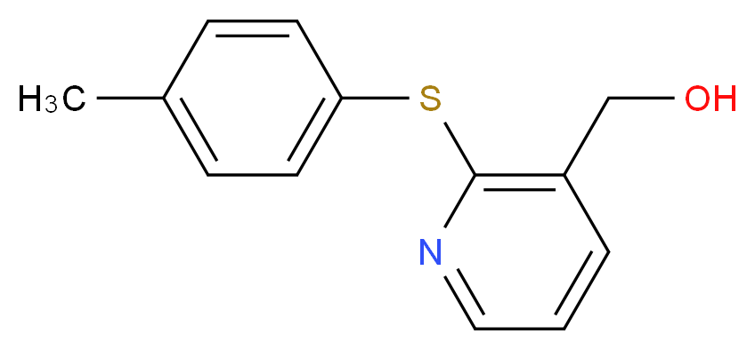 {2-[(4-Methylphenyl)sulfanyl]-3-pyridinyl}methanol_分子结构_CAS_338982-27-7)