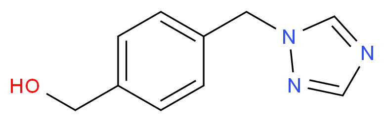 [4-(1H-1,2,4-triazol-1-ylmethyl)phenyl]methanol_分子结构_CAS_160388-56-7)