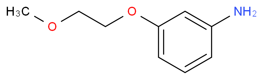 3-(2-Methoxyethoxy)aniline_分子结构_CAS_110178-35-3)