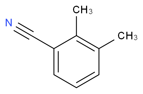 2,3-二甲基苯甲腈_分子结构_CAS_5724-56-1)