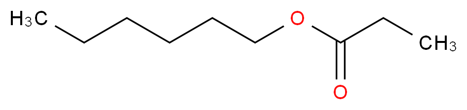 hexyl propanoate_分子结构_CAS_2445-76-3