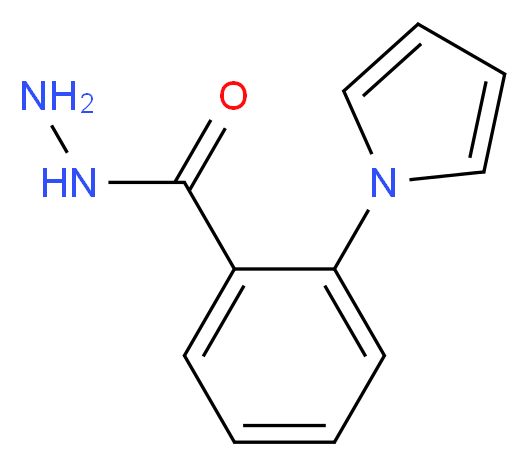 2-(1H-Pyrrol-1-yl)benzohydrazide_分子结构_CAS_31739-63-6)