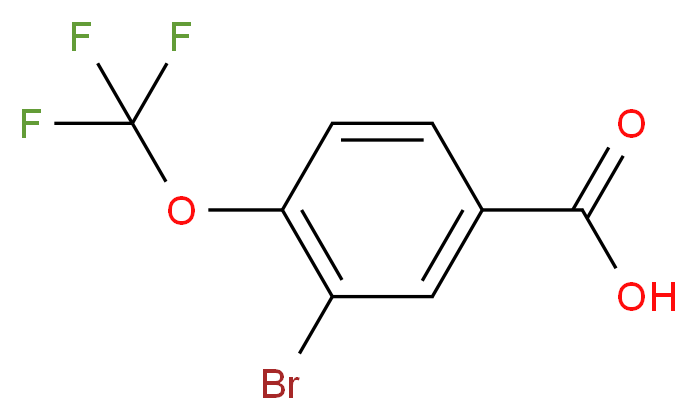 3-Bromo-4-(trifluoromethoxy)benzoic acid 98%_分子结构_CAS_85373-96-2)