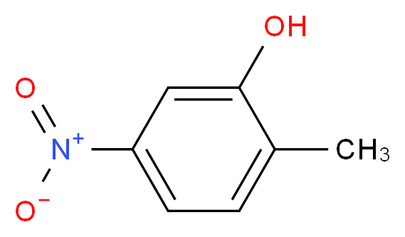 2-Methyl-5-nitrophenol_分子结构_CAS_5428-54-6)