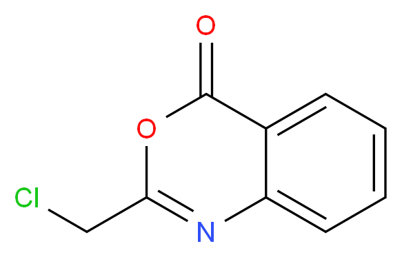 2-(chloromethyl)-4H-3,1-benzoxazin-4-one_分子结构_CAS_98592-35-9