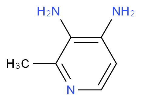 2-Methylpyridine-3,4-diamine_分子结构_CAS_15931-19-8)