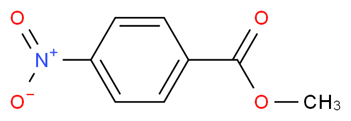 methyl 4-nitrobenzoate_分子结构_CAS_619-50-1