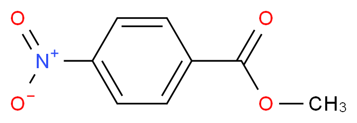 METHYL p-NITROBENZOATE_分子结构_CAS_619-50-1)