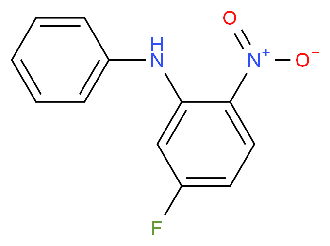 5-Fluoro-2-nitro-N-phenylaniline_分子结构_CAS_322-68-9)