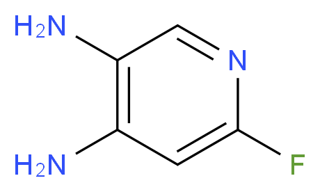 6-FLUORO-3,4-PYRIDINEDIAMINE_分子结构_CAS_60186-24-5)
