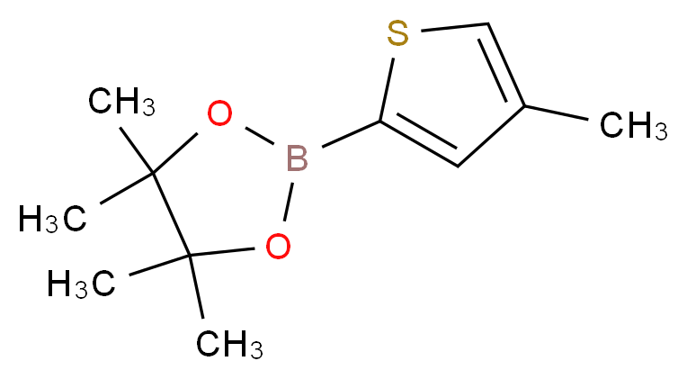 4-甲基噻吩-2-硼酸频哪醇酯_分子结构_CAS_635305-48-5)
