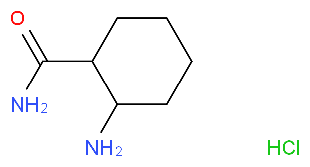 2-aminocyclohexane-1-carboxamide hydrochloride_分子结构_CAS_)