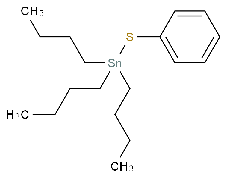 苯基三丁基锡硫醚_分子结构_CAS_17314-33-9)