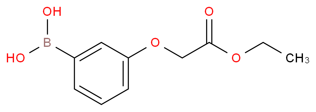 [3-(2-ethoxy-2-oxoethoxy)phenyl]boronic acid_分子结构_CAS_957062-63-4