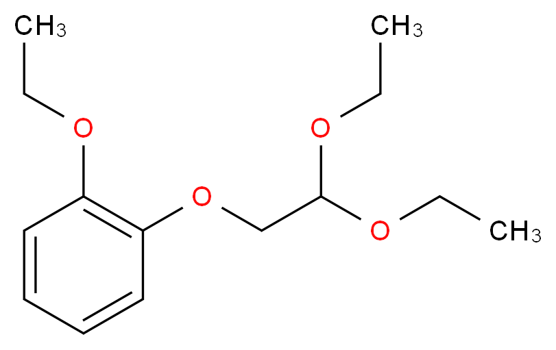 1-(2,2-diethoxyethoxy)-2-ethoxybenzene_分子结构_CAS_112101-73-2