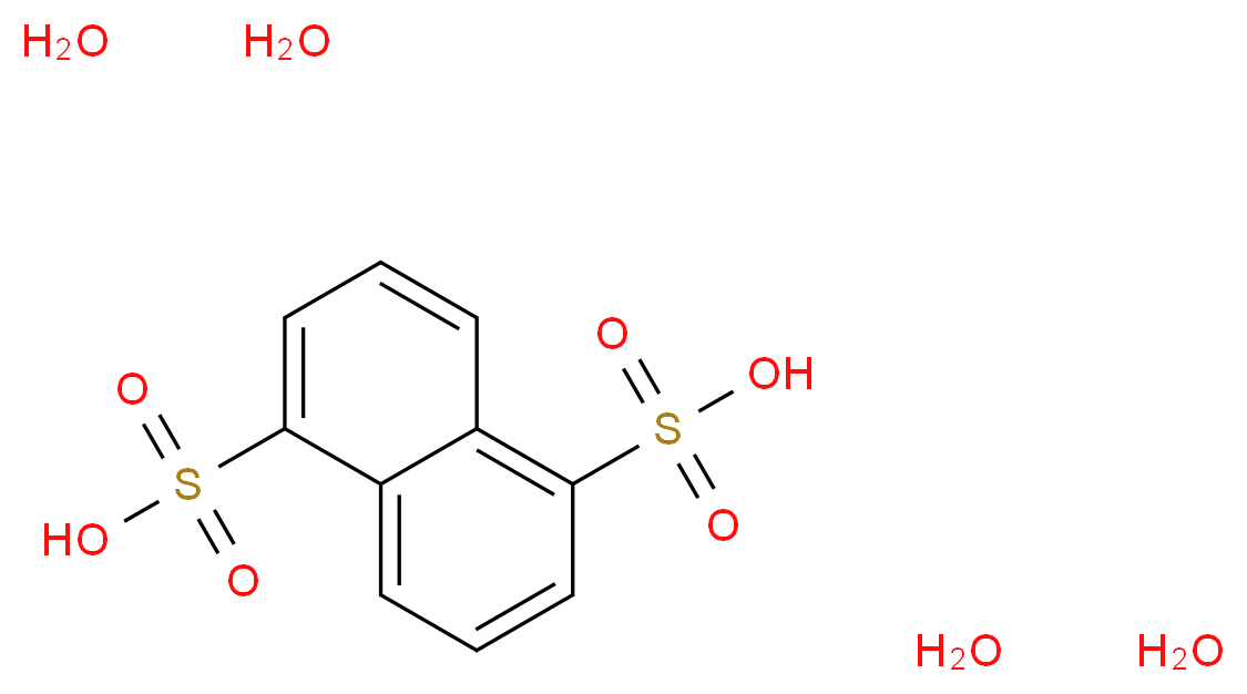 1,5-Naphthalenedisulfonic acid tetrahydrate_分子结构_CAS_211366-30-2)