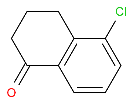 5-chloro-1,2,3,4-tetrahydronaphthalen-1-one_分子结构_CAS_26673-30-3