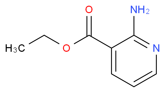 ethyl 2-aminopyridine-3-carboxylate_分子结构_CAS_13362-26-0