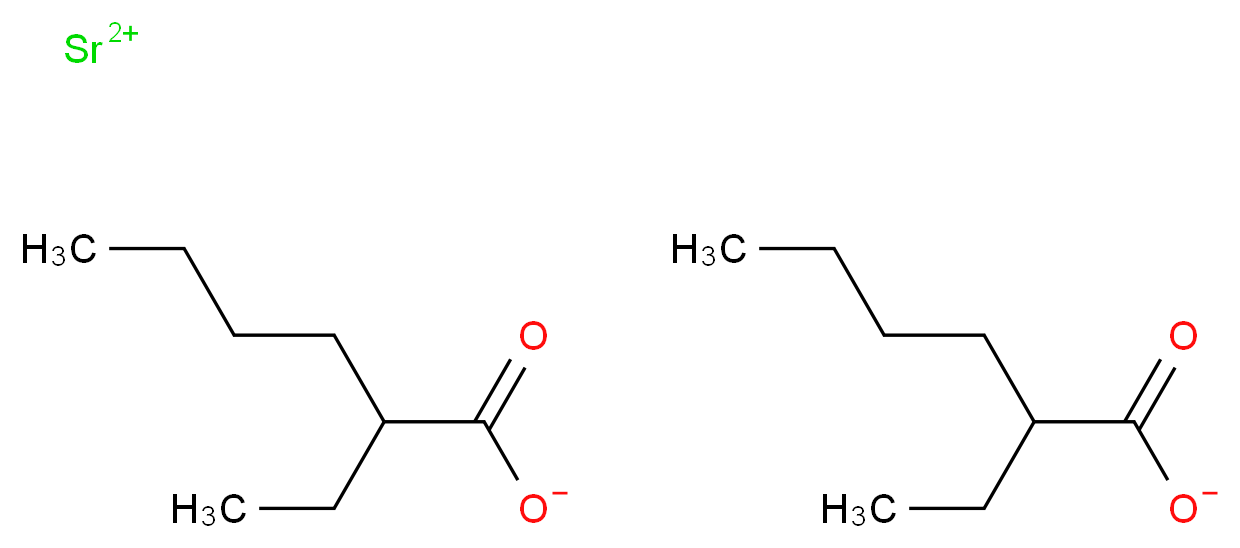 2-乙基己酸锶_分子结构_CAS_2457-02-5)