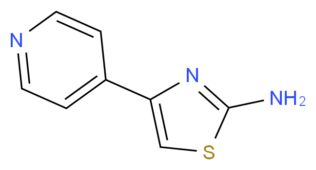 4-(pyridin-4-yl)-1,3-thiazol-2-amine_分子结构_CAS_30235-28-0