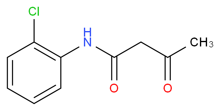 N-(2-chlorophenyl)-3-oxobutanamide_分子结构_CAS_31844-92-5