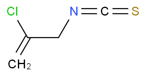 2-chloro-3-isothiocyanatoprop-1-ene_分子结构_CAS_14214-31-4