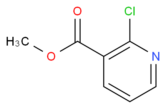 2-氯吡啶-3-甲酸甲酯_分子结构_CAS_40134-18-7)