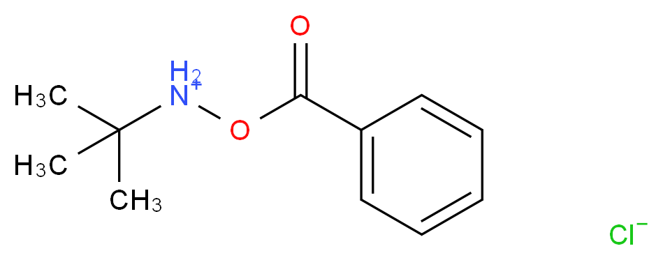 N-叔丁基-O-苯甲酰羟胺 盐酸盐_分子结构_CAS_)