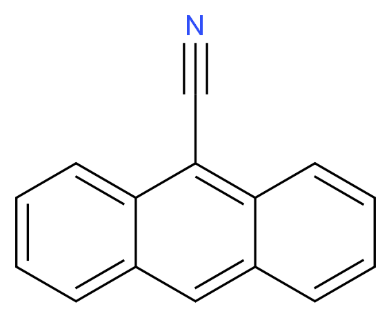 anthracene-9-carbonitrile_分子结构_CAS_1210-12-4