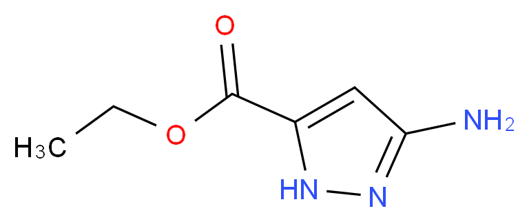 ethyl 5-amino-1H-pyrazole-3-carboxylate_分子结构_CAS_105434-90-0)