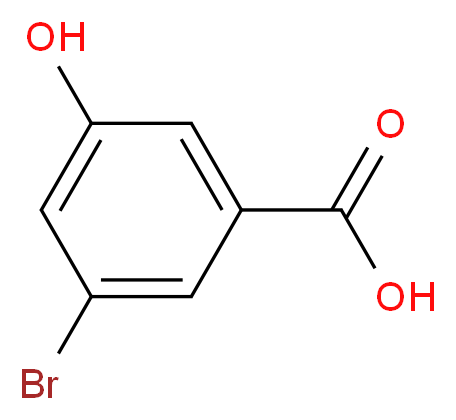 3-bromo-5-hydroxybenzoic acid_分子结构_CAS_140472-69-1