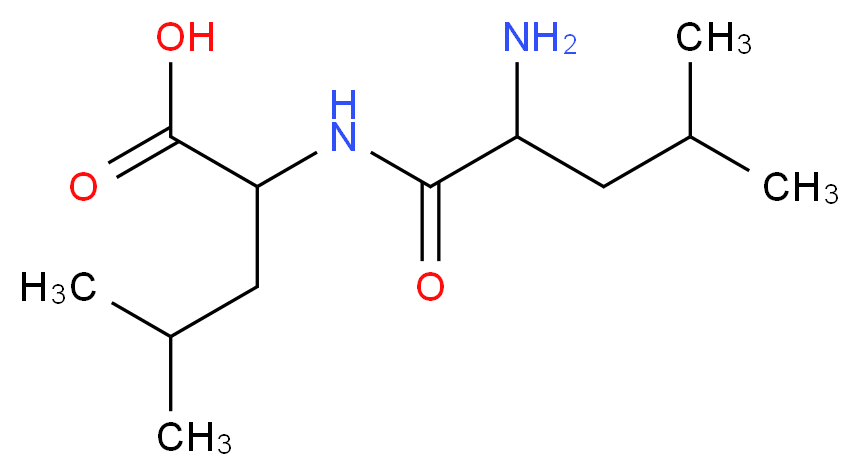 DL-LEUCYL-DL-LEUCINE_分子结构_CAS_17665-02-0)