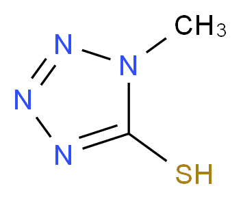 1-methyl-1H-1,2,3,4-tetrazole-5-thiol_分子结构_CAS_13183-79-4