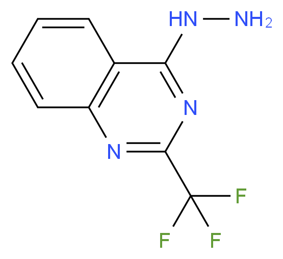 4-Hydrazino-2-(trifluoromethyl)quinazoline_分子结构_CAS_154136-31-9)