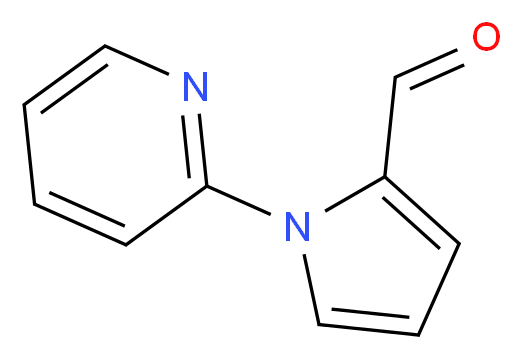 1-(pyridin-2-yl)-1H-pyrrole-2-carbaldehyde_分子结构_CAS_383136-44-5