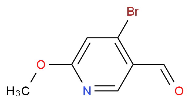 4-bromo-6-methoxynicotinaldehyde_分子结构_CAS_1060806-57-6)