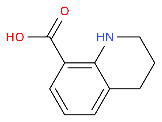 1,2,3,4-tetrahydro-8-quinolinecarboxylic acid_分子结构_CAS_34849-19-9)