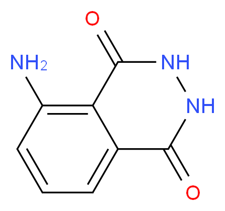 5-Amino-2,3-dihydrophthalazine-1,4-dione_分子结构_CAS_521-31-3)