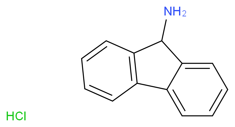 9-AMINOFLUORENE HYDROCHLORIDE_分子结构_CAS_5978-75-6)
