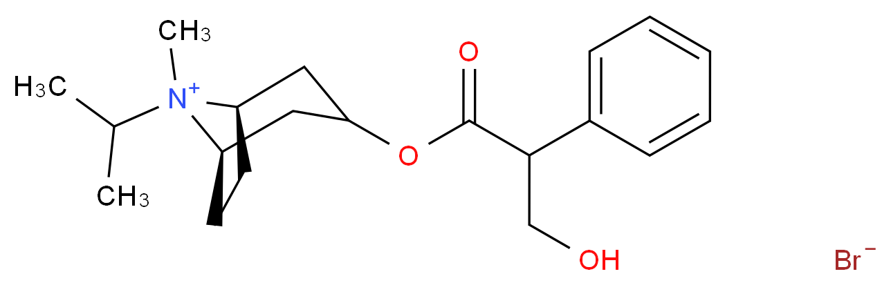 Ipratropium bromide_分子结构_CAS_60205-81-4)