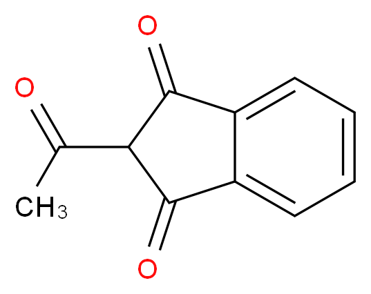 2-乙基-1,3-氢化茚二酮_分子结构_CAS_1133-72-8)