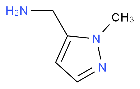 (1-methyl-1H-pyrazol-5-yl)methylamine_分子结构_CAS_863548-52-1)