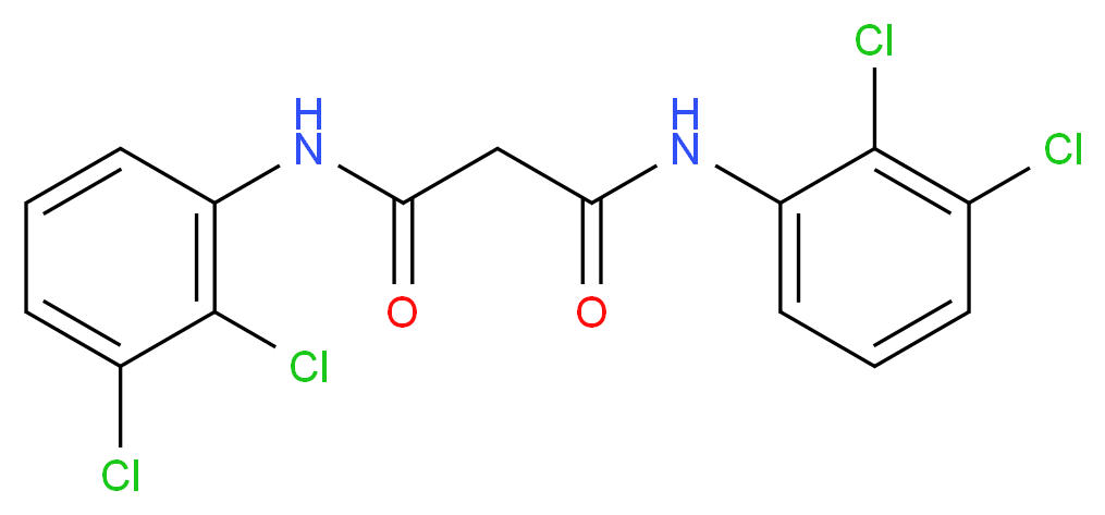 N,N'-Bis-(2,3-dichloro-phenyl)-malonamide_分子结构_CAS_36476-40-1)