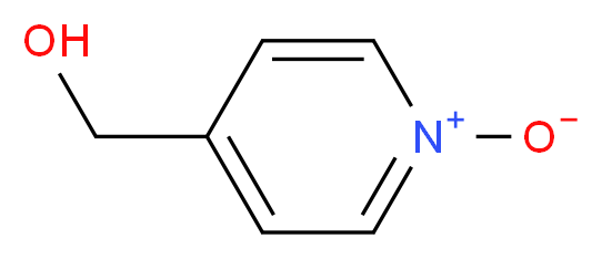 4-(hydroxymethyl)pyridin-1-ium-1-olate_分子结构_CAS_22346-75-4