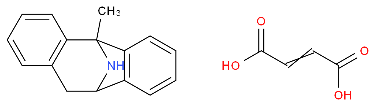 1-methyl-16-azatetracyclo[7.6.1.0^{2,7}.0^{10,15}]hexadeca-2(7),3,5,10(15),11,13-hexaene; but-2-enedioic acid_分子结构_CAS_77086-22-7