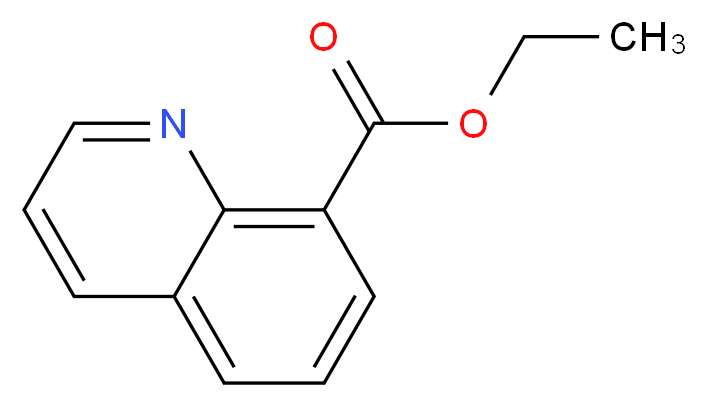 Ethyl 8-quinolinecarboxylate_分子结构_CAS_25635-22-7)